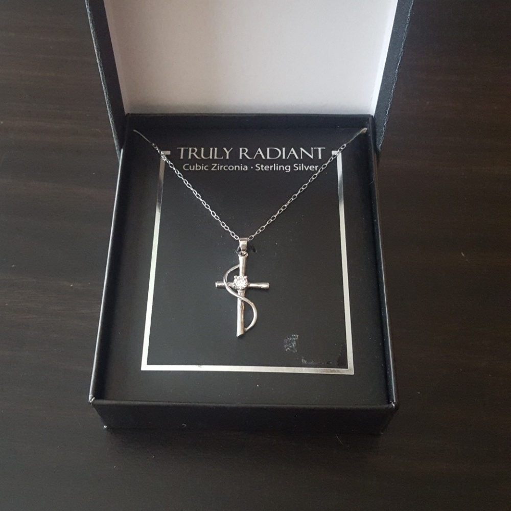 Truly Radiant cross necklace